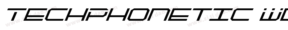 TechPhonetic Wd Italic字体转换